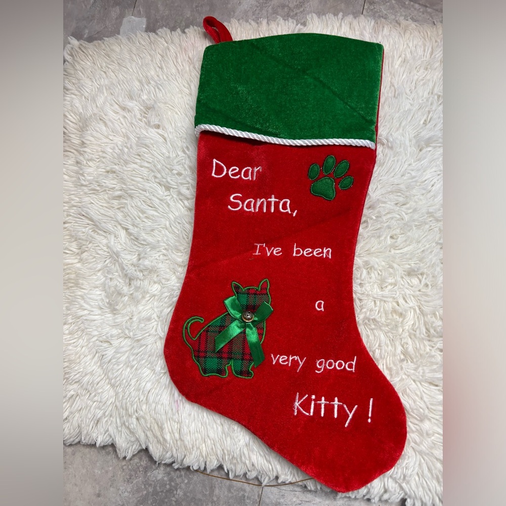 Kitty Christmas stockings
